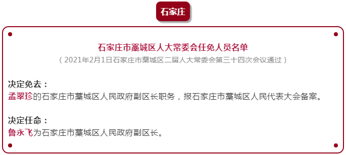 河北领导层最新任免动态，新变化及未来展望