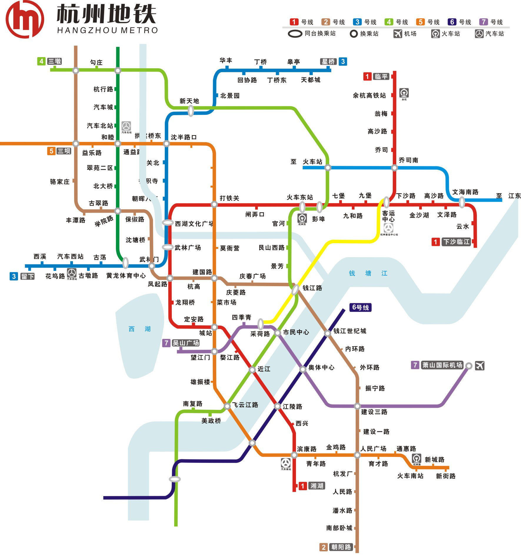 杭州地铁最新线路图全景解析