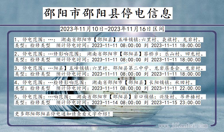 邵阳市最新停电消息全面解析