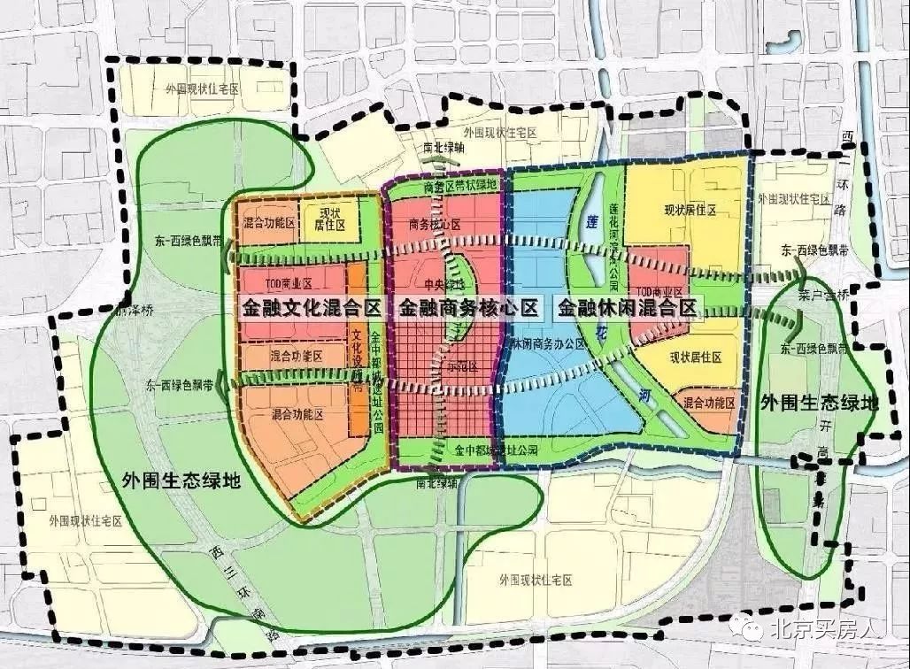 丽泽商务区最新规划图，未来城市中心的宏伟蓝图